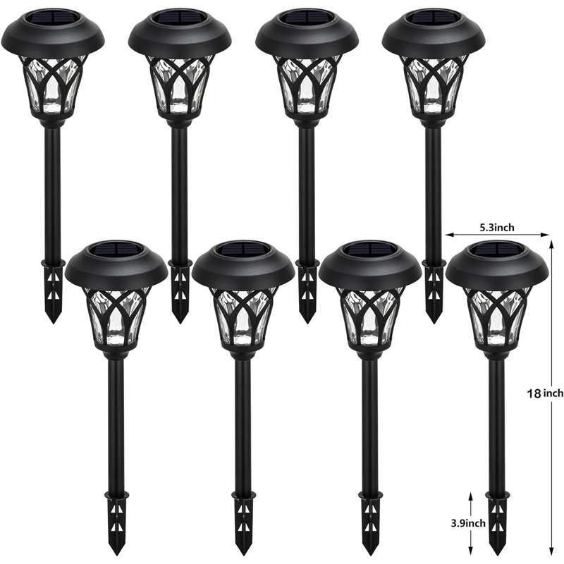 Paquet de 8 lumières solaires pour l'extérieur
