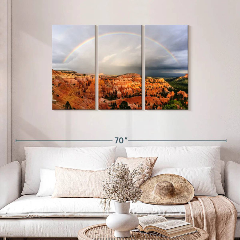 Alvord Rainbow Over Bryce Canyon, H 28 po x l 45 po