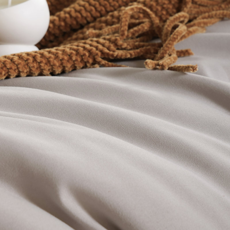 Fluffy Comforter Set 5 Pieces-Bedding Set for All Seasons Soft Comforter With Fitted Sheet, Flat Sheet, Pillow Sham, Pillowcase