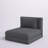 Waldorf 73.99Cm Linen Convertible Chair-2113530190