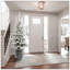Arbre de Noël floqué avec base en pot - 30 lumières à DEL blanc chaud, 189 pointes, branches en PE + PVC avec 3 pommes de pin - petit arbre de fêtes pré-éclairé pour la table, le vestibule ou la décoration intérieure-1989644858