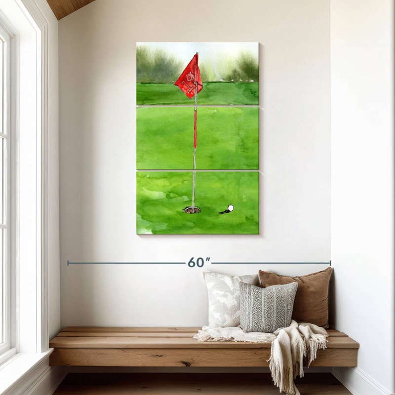 Sireci Tee Off Time I, 45" H x 28" W