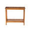 Console brune pour le garage, le jardin, le balcon, la console de garage avec balcon écoénergétique, le bois, le brun, amplement-1771506128