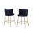 Chanett Upholstered Counter Stool with Metal Frame-1107988013-1107988012