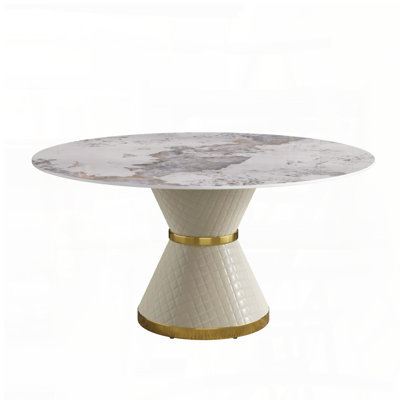 Sintered Stone Dining Table Top Only with Black Carbon Steel Base