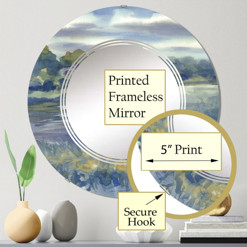 Miroir de salle de bain sans cadre, 24 po x 24 po