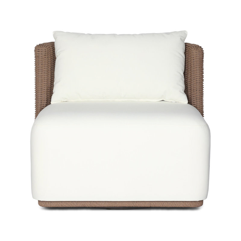 Somers Outdoor Swivel Lounge Chair, Arashi Salt