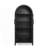 Modern Retro-Style High Arched Storage Cabinet With Lamp, Living Room Cabinet-1715575685