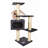 TRIXIE Palamos 43" Cat Tree, 4-Level Cat Tower, Sisal Scratching Posts, Plush Condo, Tunnel, Platforms, Dangling Cat Toy-27278559