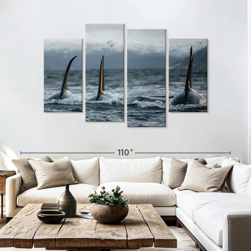 Brampt Norway Orca Trio, 54" H x 84" W