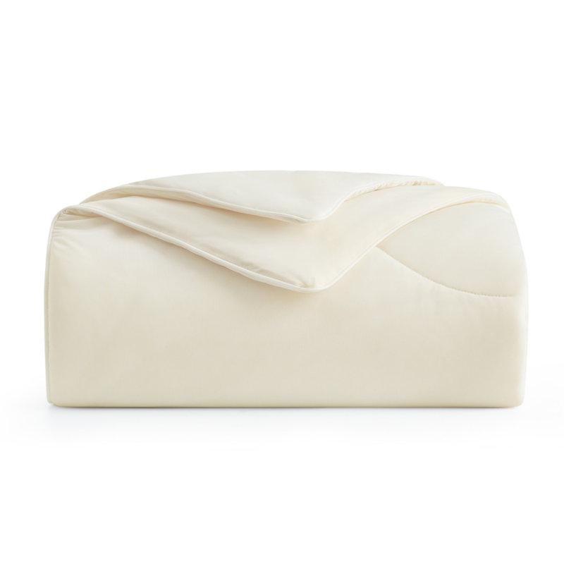 Washable Cooling Comforter, Lightweight Reversible Bed Blanket for Hot Sleepers, Soft Breathable Silky Smooth Feel for Summer