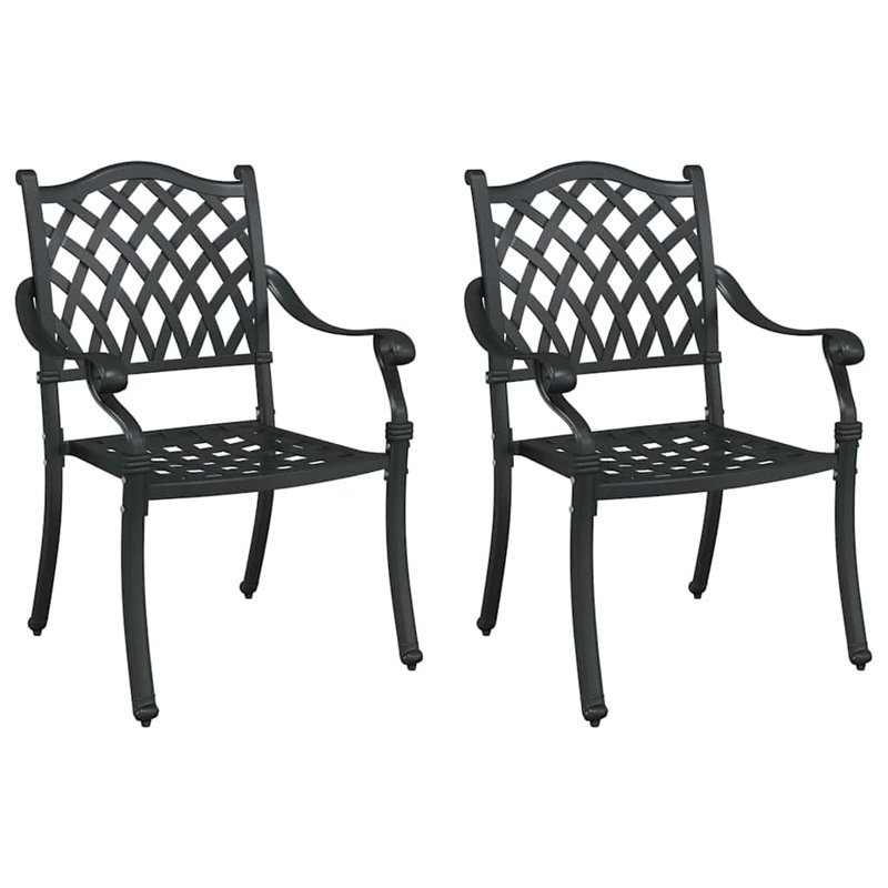 Patio Dining Armchair, Black