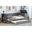 Twin Size Daybed with Storage - No Box Spring Needed, Sturdy &amp; Durable-2042392826