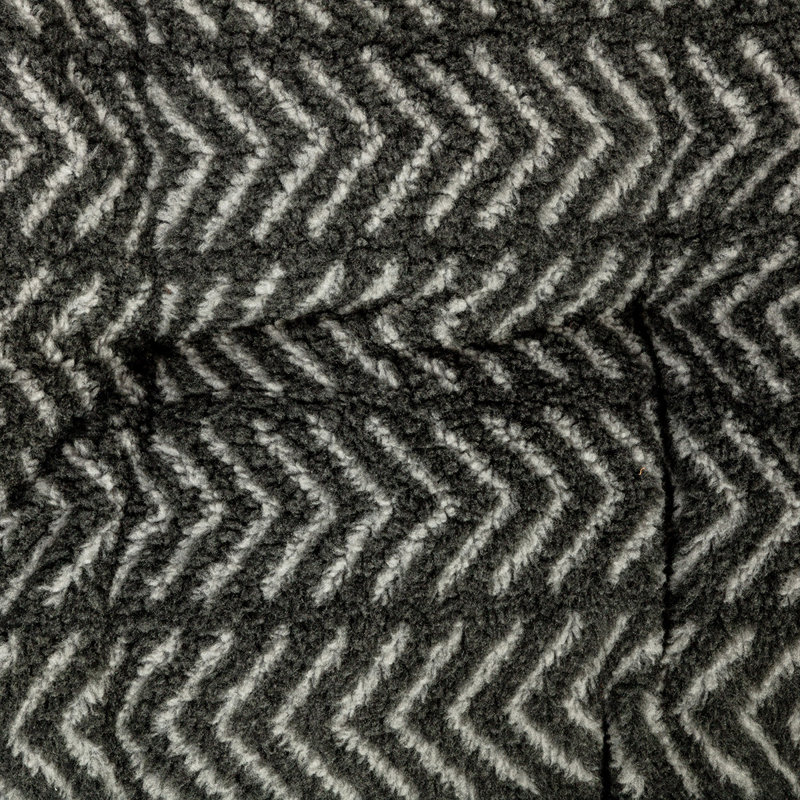 Chevron Fleece Pet Bed, 15cm H x 54cm W x 84cm D