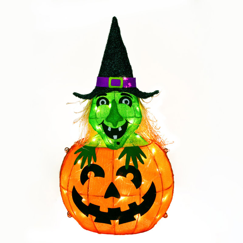 Citrouille illuminée d'Halloween 28 po The Holiday Aisle®
