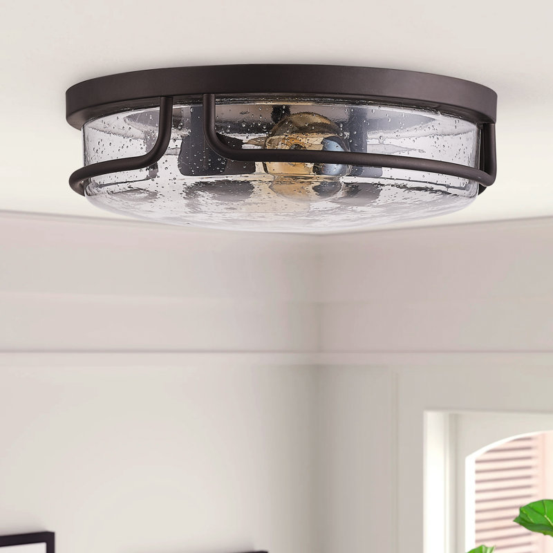 Lache Glass Flush Mount