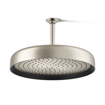 Statement 14" Single-Function Wall or Ceiling-Mount Round Rainhead, Round Rain Showerhead 2.5 GPM