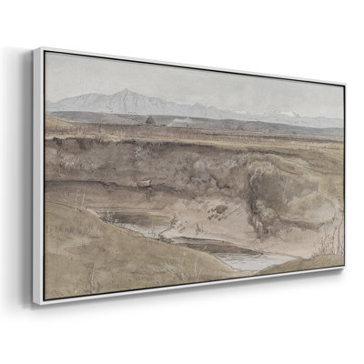 Série paysage - MCXI - Toile tendue avec châssis encadré - Prêt à être accroché