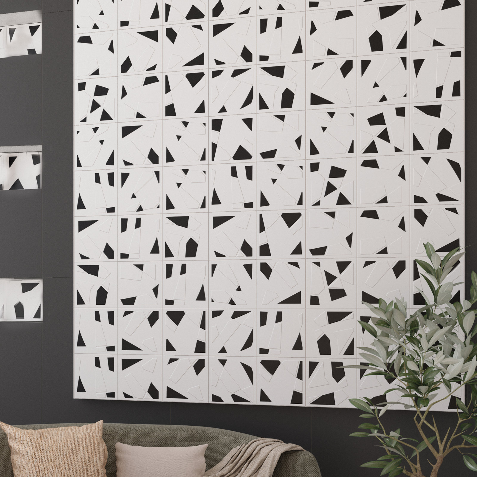 Kenzo 8" x 8" Porcelain Patterned Wall & Floor Tile, Dec 05