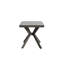 Table en aluminium coulé
