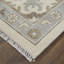 Karina Hand Knotted Wool Ikat Area Rug in Beige/Dash Gray-251511476