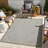 7Ft. 10In. X 10Ft. 3In. Sunshine Gchar2009 Area Rug - Silver, Polypropylene, For All Areas Indoors/Outdoors Silver Gchar2009, Stain-2004991233