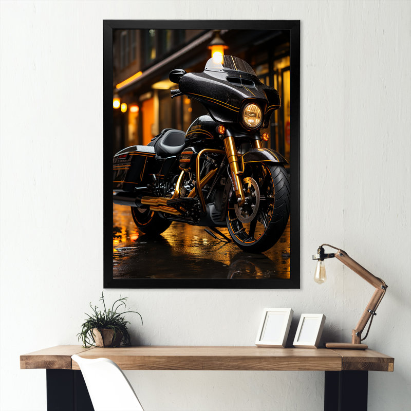 Moto Urban Streetster, Cadre simple noir, H 44 po x l 34 po x P 1,5 po