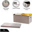 35cm Wide Rectangle Standard Ottoman with Storage