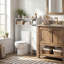 Rangement au-dessus de la toilette l 30 po x H 42 po x P 8 po Mckellar