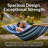 2-Person Quilted Polyester Spreader Bar Hammock - Catalina Beach-927410325