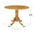 Gereron Drop Leaf Solid Wood Dining Set-1487527760