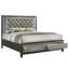 Lit plateforme avec rangement en cuir Joi Vegan-95200290-95200288