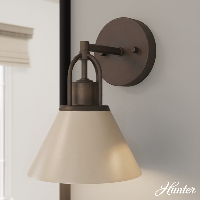 Jasmine Roth Wall Sconce, Sandstone, Matte Bronze