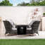 4 - Person Outdoor Seating Group With Fire Pit Table-427460156-427460146