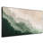 Soothing Abstract Ocean Waves Minimalist Green and Beige Extra Large Framed Wall Art Print Decor (Frame Assembly Required)-105076126