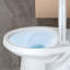 Toilette siphonique 1,28 GPF avec siège à fermeture en douceur, coton ADA (siège de toilette inclus)