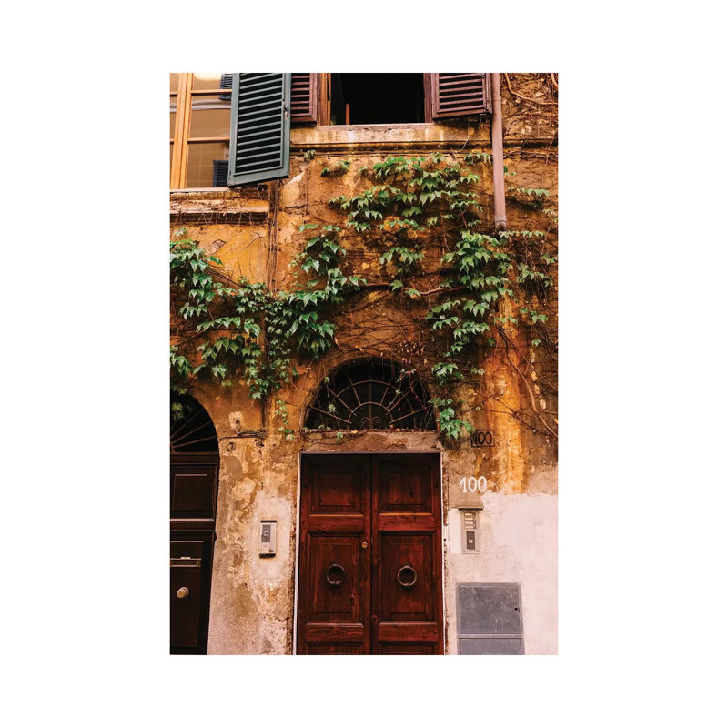 Roman Door XXI by Bethany Young - Print on Canvas, Wrapped Canvas, 30.48cm H x 20.32cm W x 1.91cm D