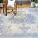 Medallion Oriental Gray/Black Indoor/Outdoor Area Rug