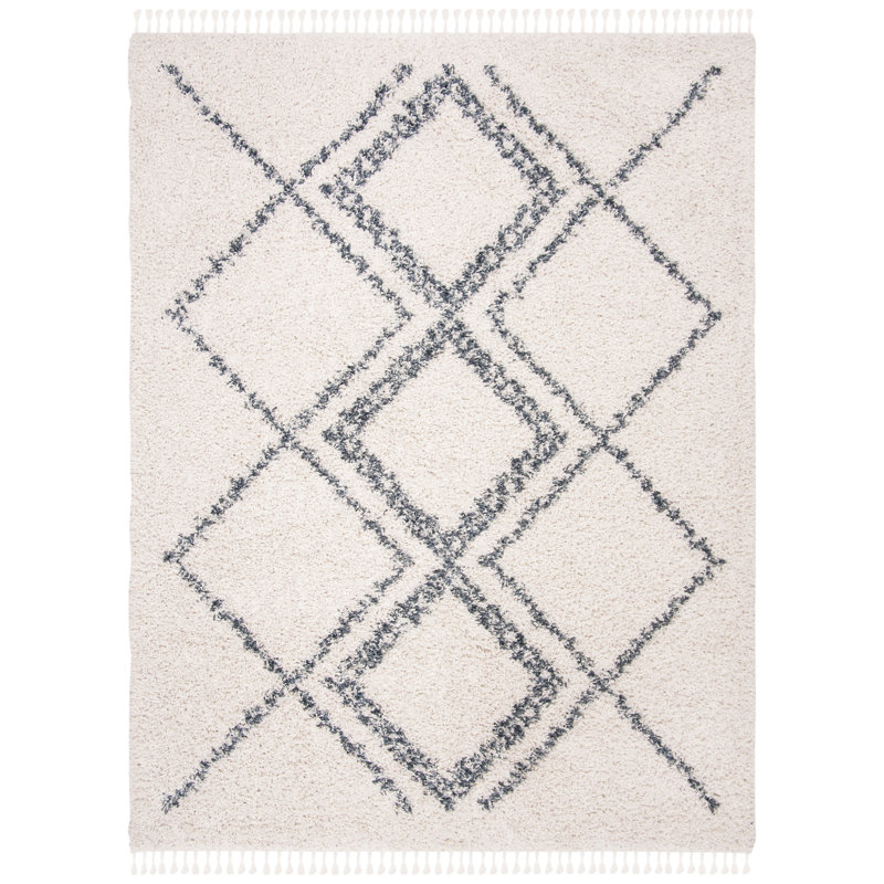 Quinley Pro Lux Shag 400 Performance Geometric Rug, Rectangle 8' x 10'