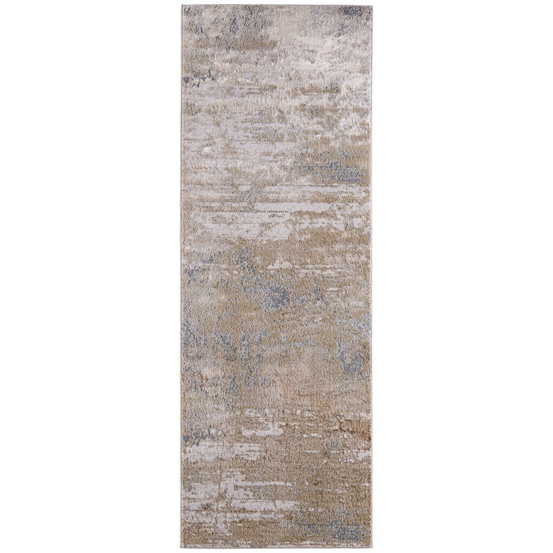 Milomir Abstract Indoor Rug, Runner 2'10" x 7'10"