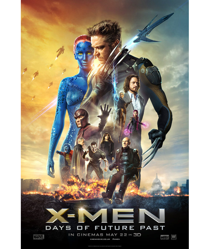 X-Men Days of Futur Past, H 18 po x l 12 po