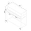 Console en bois massif Gunnersbury 41,3 po