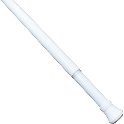 39" Straight Tension Shower Curtain Rod