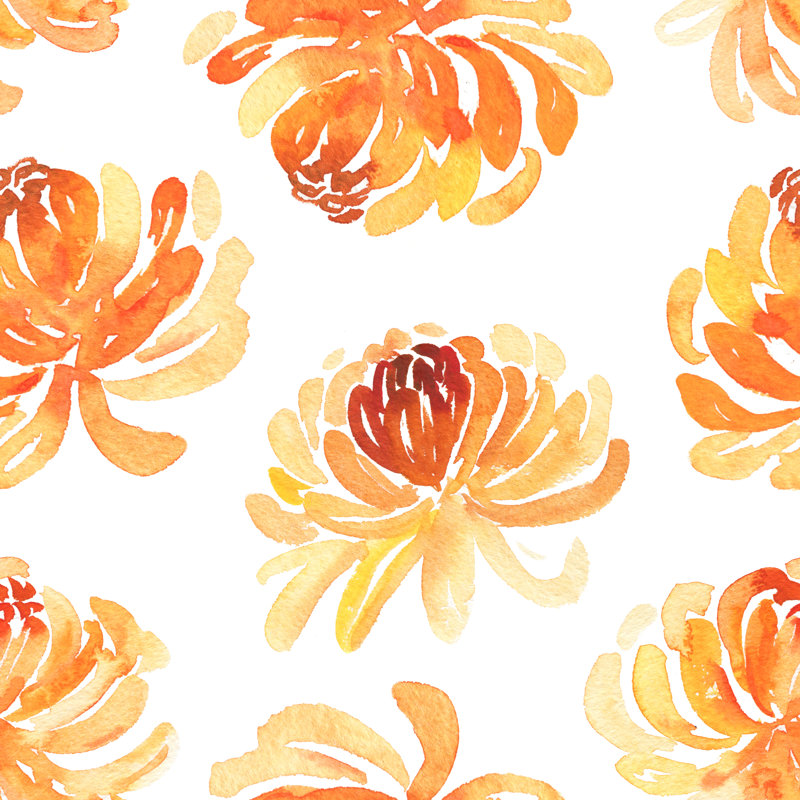 Ronco Yellow Chrysanthemum Flowers - Wrapped Canvas Painting, 51cm H x 51cm W x 3.8cm D