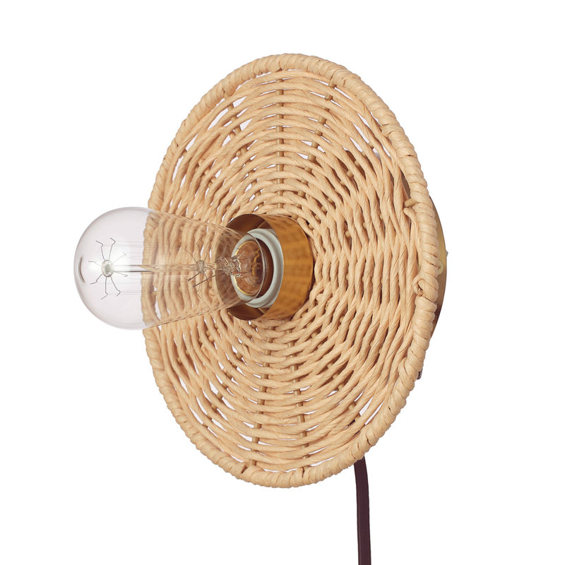 Geers Aluminum Plug-in Armed Sconce