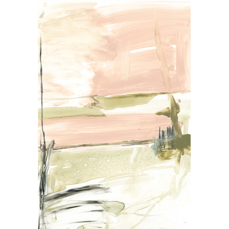 Sorbet pêche II, H 18 po x l 12 po