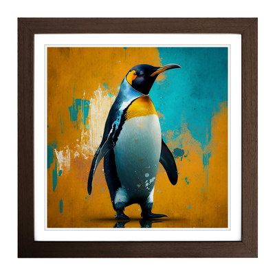 Penguin Expressionism - Framed Print