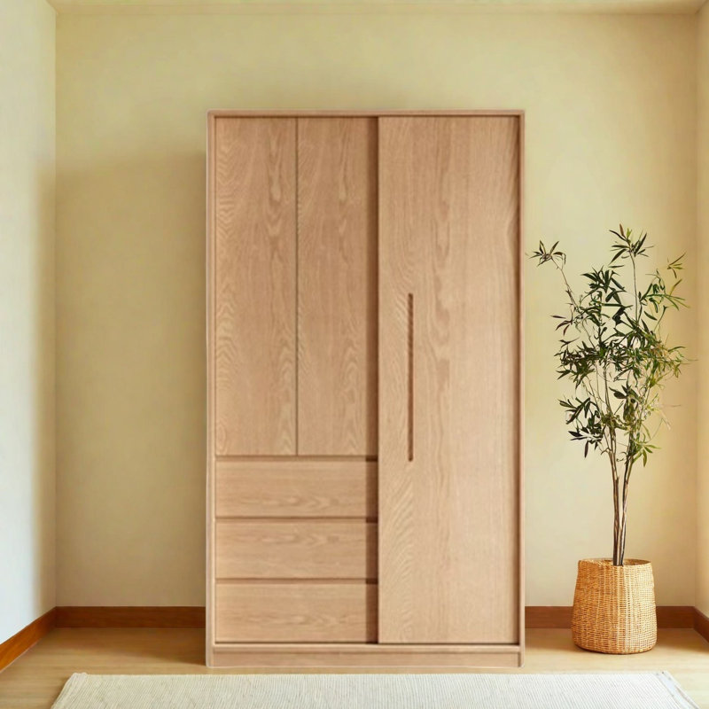 Garde-robe simple en bois, H 78,74 po x l 47,24 po x P 23,62 po