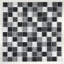Color Wave 1" x 1" Glass Mosaic Field Tile in Soft Cashmere-352185961