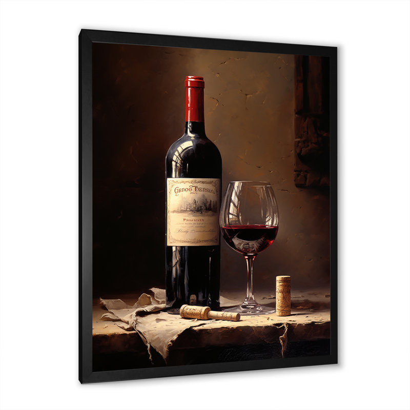 Barolos Body I sur impression sur toile, H 32 po x l 16 po x P 1 po, Cadre simple noir